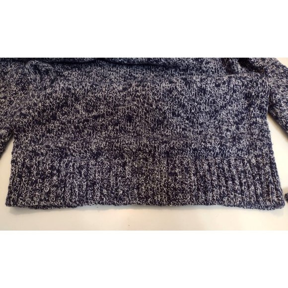 LL Bean Women's Navy & White 100% Cotton Pull Over Sweater Size S - Picture 8 of 8